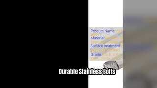 Οι βίδες από ανοξείδωτο χάλυβα ασφαλίζουν τα έργα σας