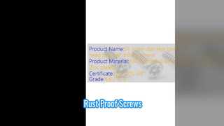 Ανθεκτικές βίδες από ανοξείδωτο χάλυβα κατασκευασμένες από 304 201 και άλλες ποιότητες ανοξείδωτου χάλυβα ιδανικές για κατασκευές και βιομηχανίες