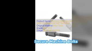 Εξαγωνικά μπουλόνια κεφαλής M4-M26 Βαθμός 8.8 Συνδετήρες